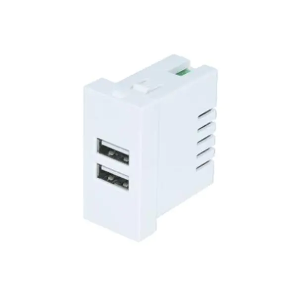 Қос порт түріA+A Usb зарядтағыш розетка модулі 2.1А